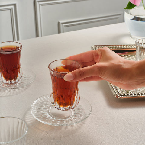 RCR Adagio Çay Bardak Seti 12 Parça, 6 Kişilik