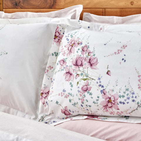 Karaca Dalila 100% Baumwolle Doppelbett Bettwäsche Set Pink