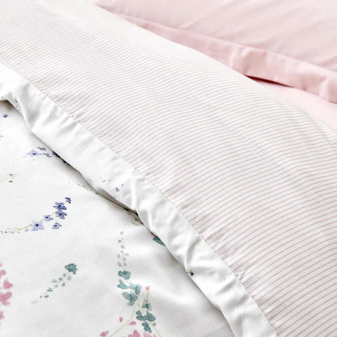 Karaca Dalila 100% Baumwolle Doppelbett Bettwäsche Set Pink