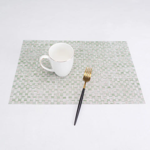 Karaca Home Baldwin aqua 2-piece placemat set