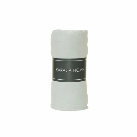 Karaca Home Green Jersey Double Fitted Sheet  