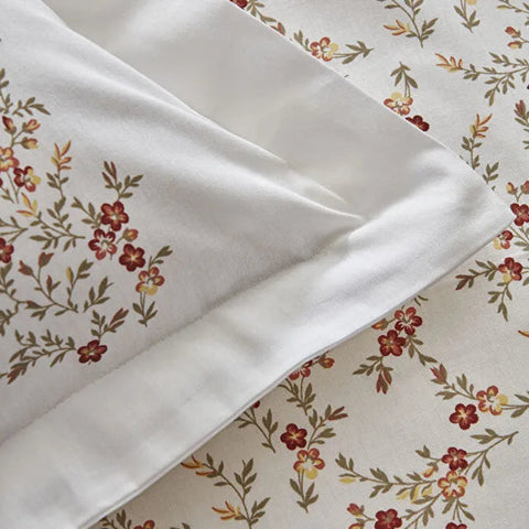 Karaca Mizu Bettwäsche-Set aus 100 % Baumwolle mit Tagesdecke, Doppelbett, Mehrfarbig