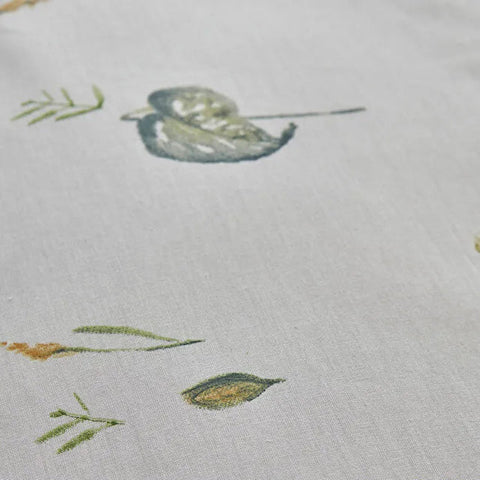 Karaca Herbal Bettwäsche-Set aus 100 % Baumwolle mit Tagesdecke, Doppelbett, Grün
