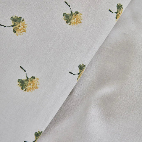 Karaca Herbal Bettwäsche-Set aus 100 % Baumwolle mit Tagesdecke, Doppelbett, Grün