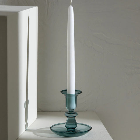 Karaca Home Alyce Glass Candleholder Green 10x10 cm