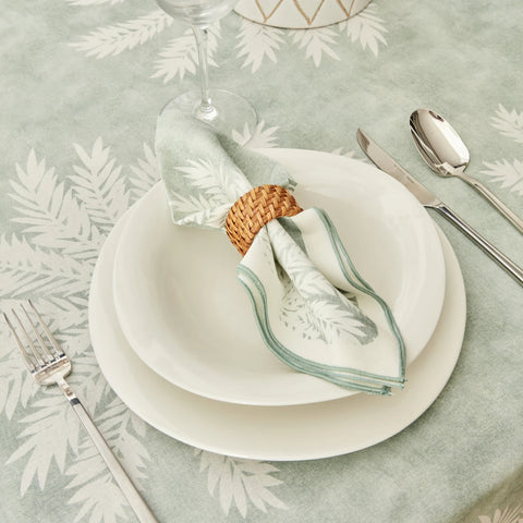 Karaca Home Juno 2er Set Serviette 40x40 cm Mint