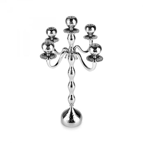Karaca Arlen 5-Piece Candleholder Silver 42x29 cm
 