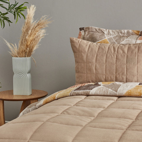 Karaca Home Lydia Double Stripe Comfort Set Beige
 