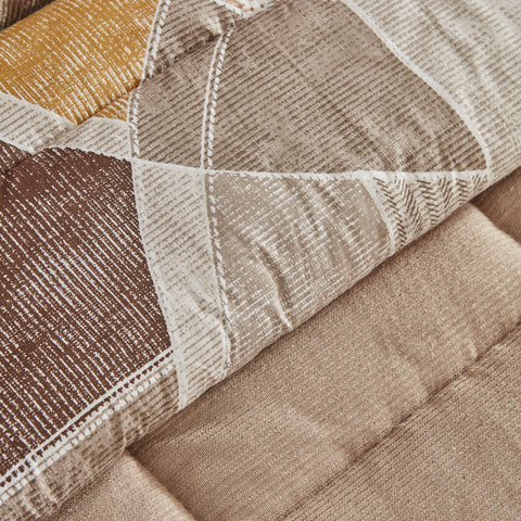 Karaca Home Lydia Double Stripe Comfort Set Beige
 