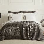 Karaca Home Gardenia 8-Piece Bridal Set Anthracite
 