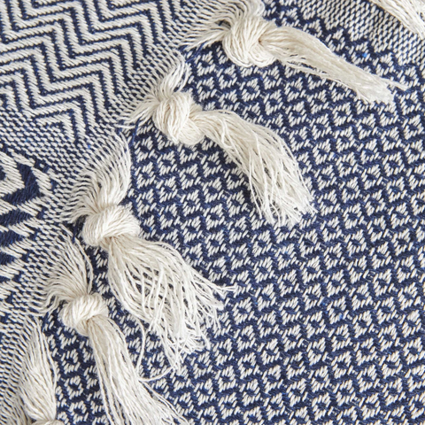 Karaca Home Luna, Double Pique, Navy Blue