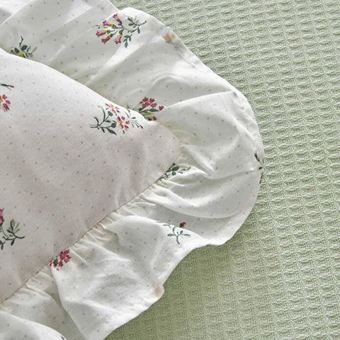 Karaca Lidya Bettwäsche-Set aus 100 % Baumwolle, Einzelbett, Grün