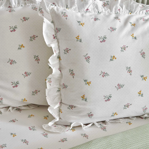 Karaca Home Lidya, 100% Baumwolle Doppelbett Tagesdecke Set, Grün