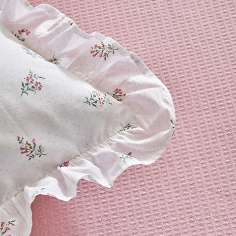 Karaca Lidya Bettwäsche-Set aus 100 % Baumwolle, Einzelbett, Rosa