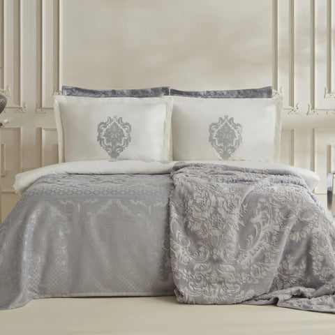 Karaca Home Tuğba 8-Piece Private Bridal Set Silver
 