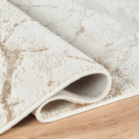 Kaşmir Halı 7/24 Sahara Blanca Beige 100x300 cm