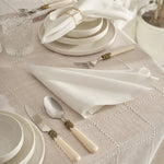Karaca Home Lalisa 2er-Pack Stoffserviette 45X45 cm Weiß