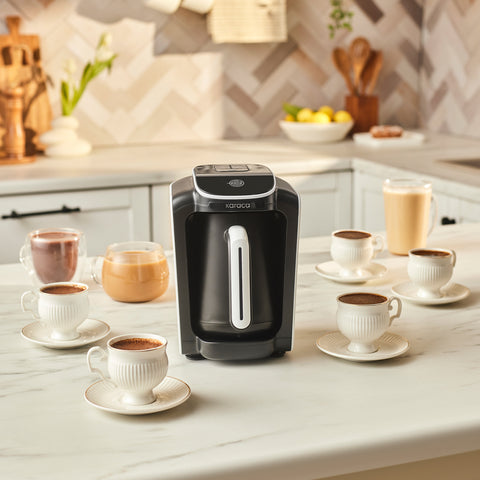Karaca Hatır Neo Sütlü Türk Kahve Makinesi Porcelain White