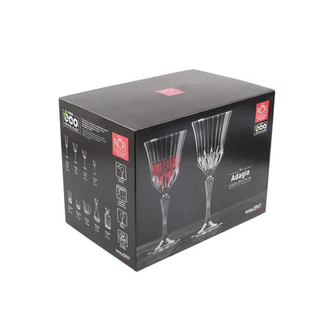 RCR Adagio 6'lı Kadeh Seti 280 ml  