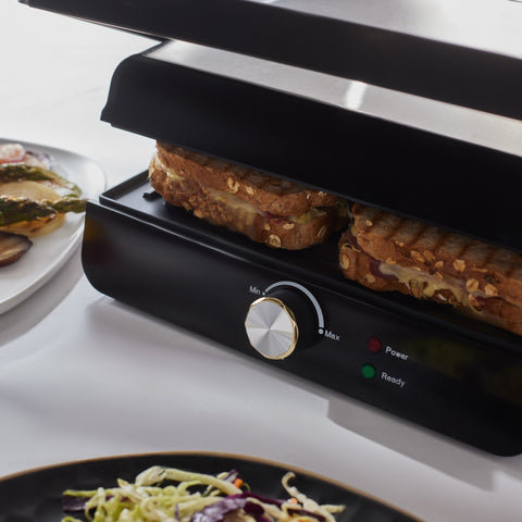 Homend Grilliant 1346H Inox Gövdeli Döküm Plakalı Tost ve Izgara Makinesi
