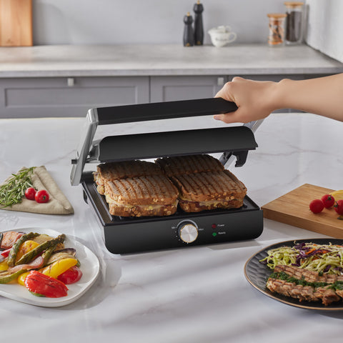 Homend Grilliant 1346H Inox Gövdeli Döküm Plakalı Tost ve Izgara Makinesi
