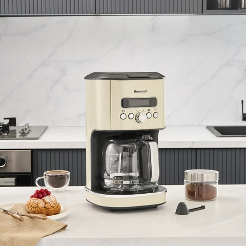 Homend Vintage Coffeebreak 5027H Filterkaffeemaschine Creme