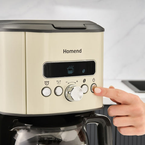 Homend Vintage Coffeebreak 5027H Filterkaffeemaschine Creme
