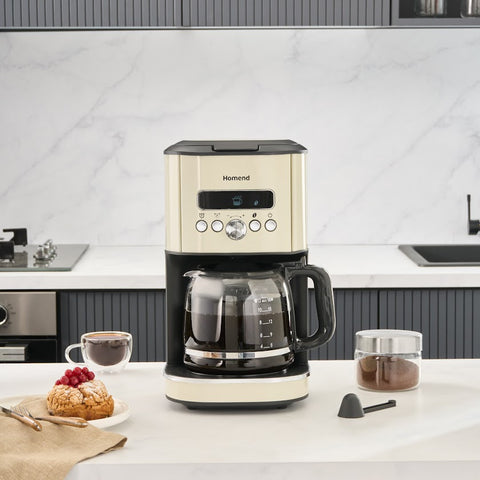 Homend Vintage Coffeebreak 5027H Filterkaffeemaschine Creme