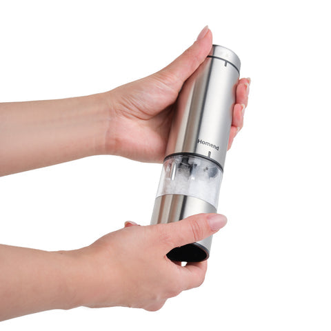 Homend Grindgo 6005UK Electric Salt &amp; Pepper Grinder, Grey