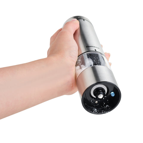 Homend Grindgo 6005UK Electric Salt &amp; Pepper Grinder, Grey