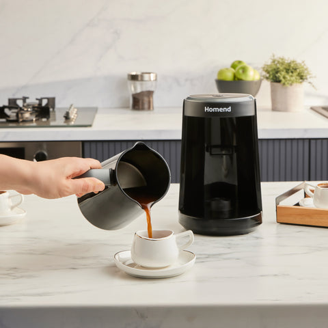 Homend Pottoman 1818 Türkische Kaffeemaschine, 480W, Space Grey