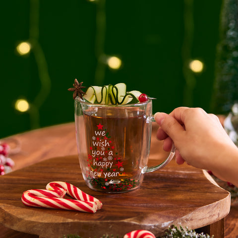 Karaca New Year Pia Tree Becher 350 ml