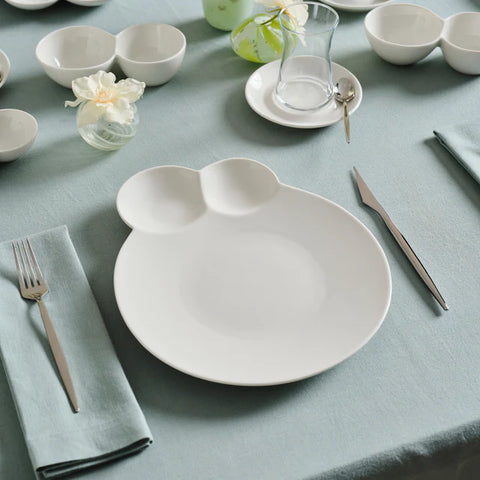 Karaca Stream Bone Blow Service Breakfast Set 26 Pieces for 6 People