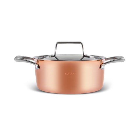 Karaca Biodiamond Copper – 7-teiliges Topf- und Pfannenset