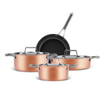 Karaca Biodiamond Copper – 7-teiliges Topf- und Pfannenset