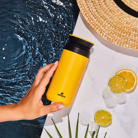 Karaca Rainbow Steel Leakproof Thermos 350 Ml Yellow