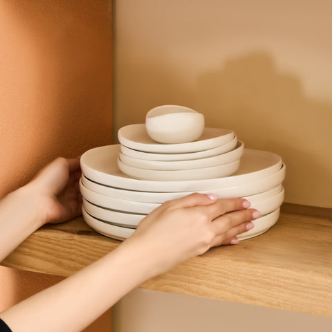 Karaca Bone China Olla 6 Kişilik 28 Parça Servis Seti, Beyaz