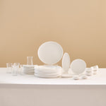 Karaca Bone China Olla 6 Kişilik 28 Parça Servis Seti, Beyaz