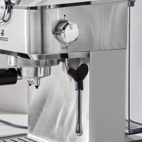 Karaca Coffee Art 1101 Milchaufschäumer, 20 Bar Druck, Espresso, Latte, Cappuccino, Americano Maschine 1,5L Inox
