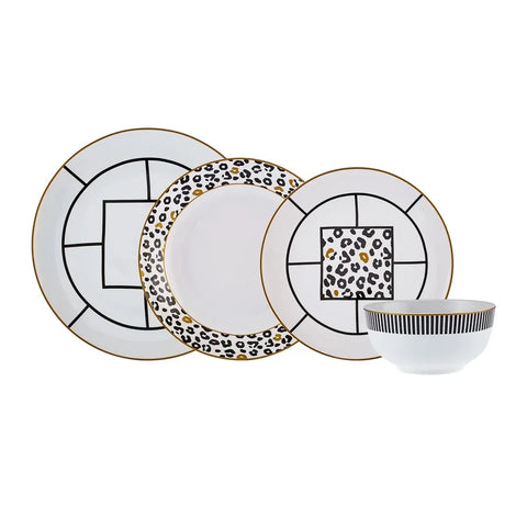 Karaca Gwen 24-Piece Dinner Set for 6 People