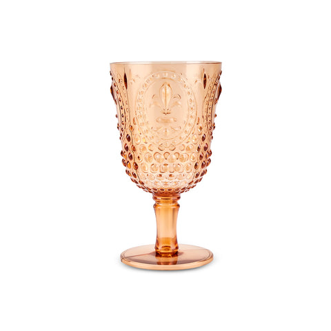 Karaca Moise Acrylic Wine Glass, 450ml, Orange
