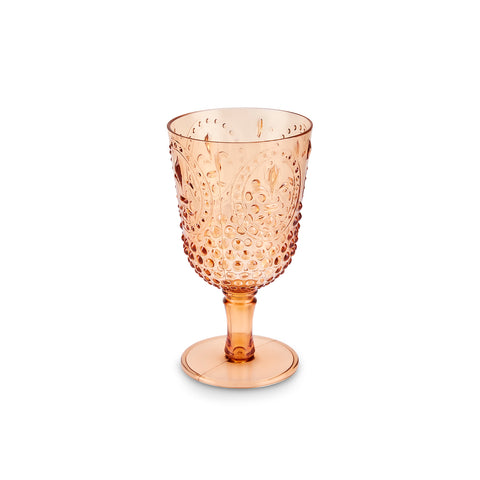 Karaca Moise Acrylic Wine Glass, 450ml, Orange