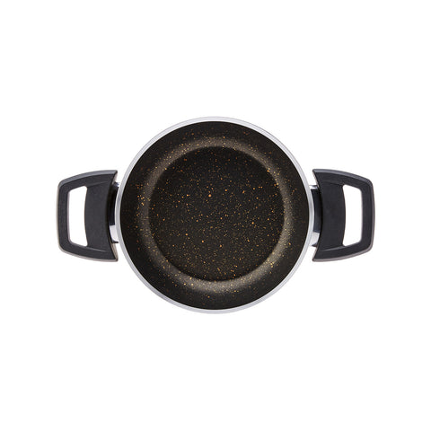 Karaca Biogranit V2 13 Piece Cookware Set Black Gold