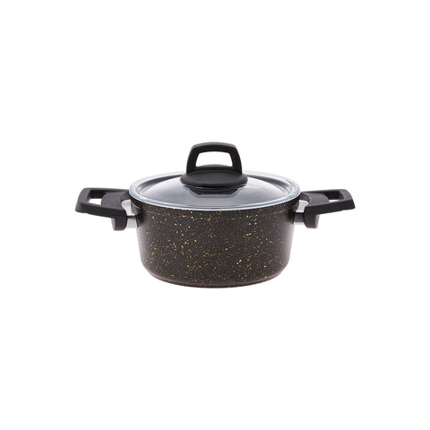 Karaca Biogranit V2 13 Piece Cookware Set Black Gold