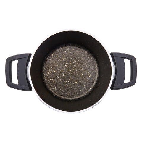 Karaca Biogranit V2 13 Piece Cookware Set Black Gold