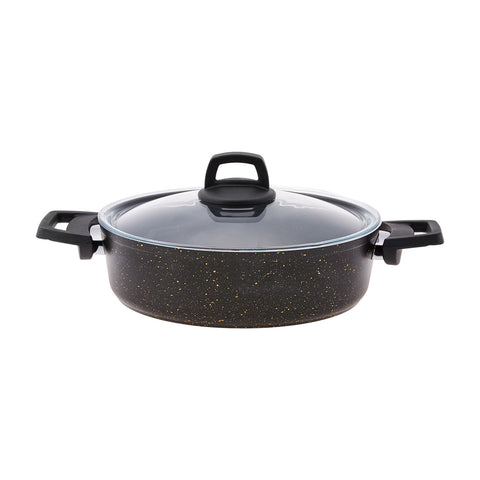 Karaca Biogranit V2 13 Piece Cookware Set Black Gold