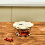 Karaca Cream Vacuum Storage Container 0.39 Lt  