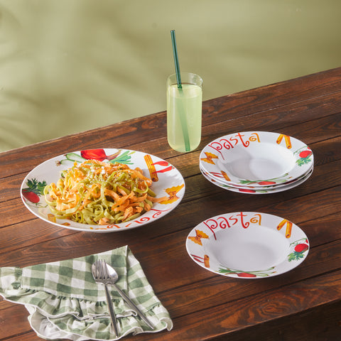 Karaca Sicilia 5 Pieces 4-Person Pasta Set