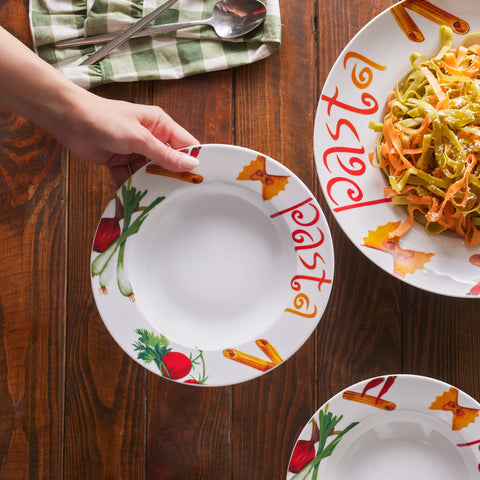 Karaca Sicilia 5 Pieces 4-Person Pasta Set