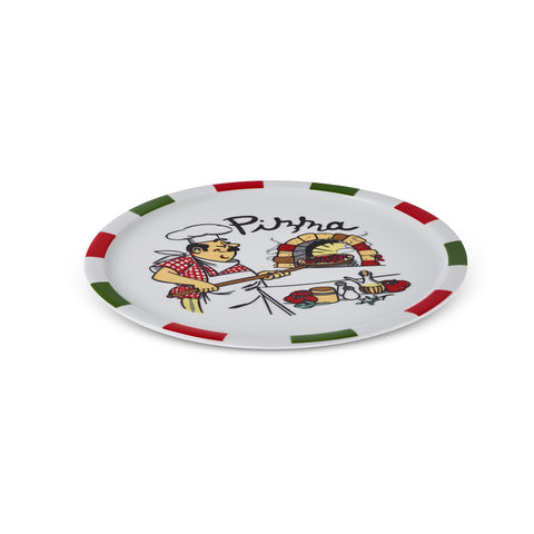 Karaca Napoly 5-teiliges 4-Personen Pizza-Set